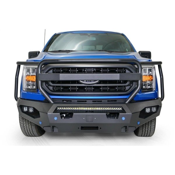 Fab Fours FF21X47501 Matrix Front Bumper with Full Grill Guard for 2021 Ford F150 F66-FF21X47501